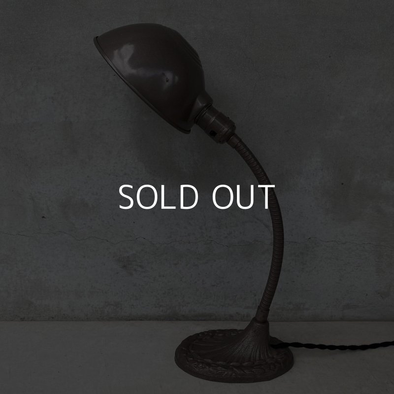画像3: VINTAGE DESKLAMP ヴィンテージ デスクランプ デスクライト スタンドライト 卓上ライト アメリカ / インダストリアル グースネック 照明 工業用 USA