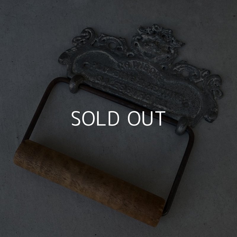 画像1: VINTAGE ANTIQUE TOILET PAPER HOLDER ヴィンテージ アンティーク トイレットペーパーホルダー アメリカ / トイレ用品 店舗什器 USA