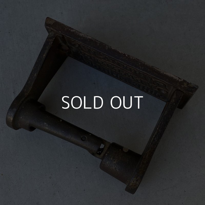画像6: VINTAGE ANTIQUE THE EQUITY A.P.W.PAPER CO. TOILET PAPER HOLDER ヴィンテージ アンティーク トイレットペーパーホルダー アメリカ / キャストアイアン トイレ用品 店舗什器
