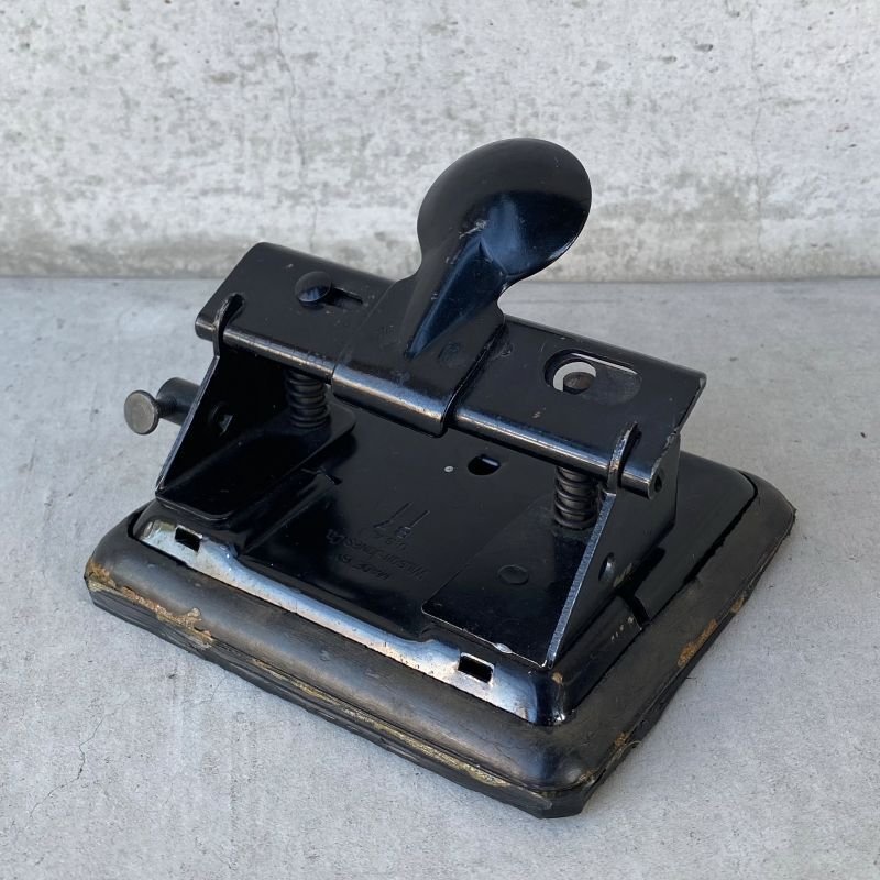 画像1: VINTAGE ANTIQUE WILSONJONES CO. REX HOLE PUNCH ヴィンテージ アンティーク 穴開けパンチ アメリカ / インダストリアル 文房具 事務用品