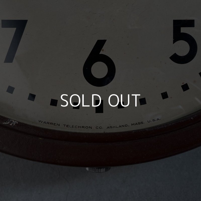 画像6: VINTAGE ANTIQUE TELECHRON WALL CLOCK ヴィンテージ アンティーク ウォールクロック 掛け時計 アメリカ / インダストリアル スクールクロック 店舗什器