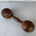 画像2: VINTAGE ANTIQUE WOODEN DUMBBELL ヴィンテージ アンティーク 木製 ダンベル アメリカ / オブジェ ディスプレイ コレクタブル USA (2)