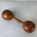 画像4: VINTAGE ANTIQUE WOODEN DUMBBELL ヴィンテージ アンティーク 木製 ダンベル アメリカ / オブジェ ディスプレイ コレクタブル USA (4)