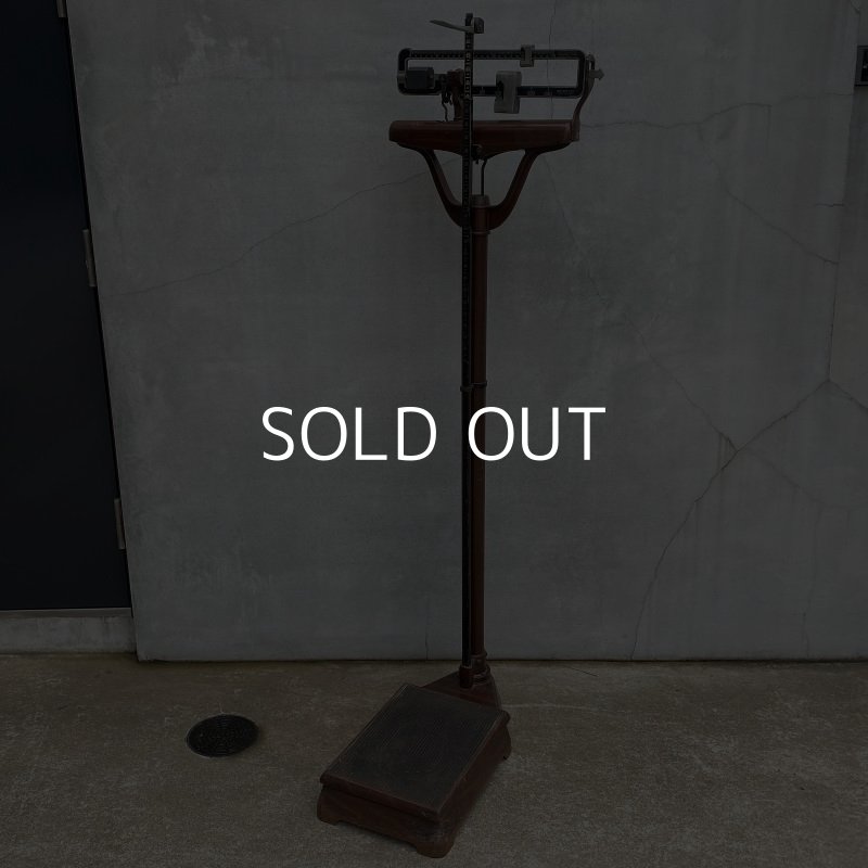 画像1: VINTAGE ANTIQUE JACOBS BROS CO. DETECTO MEDIC SCALE ヴィンテージ アンティーク スケール 体重計 身長測定 / 学校 病院 ディスプレイ インテリア コレクタブル 店舗什器 アメリカ USA
