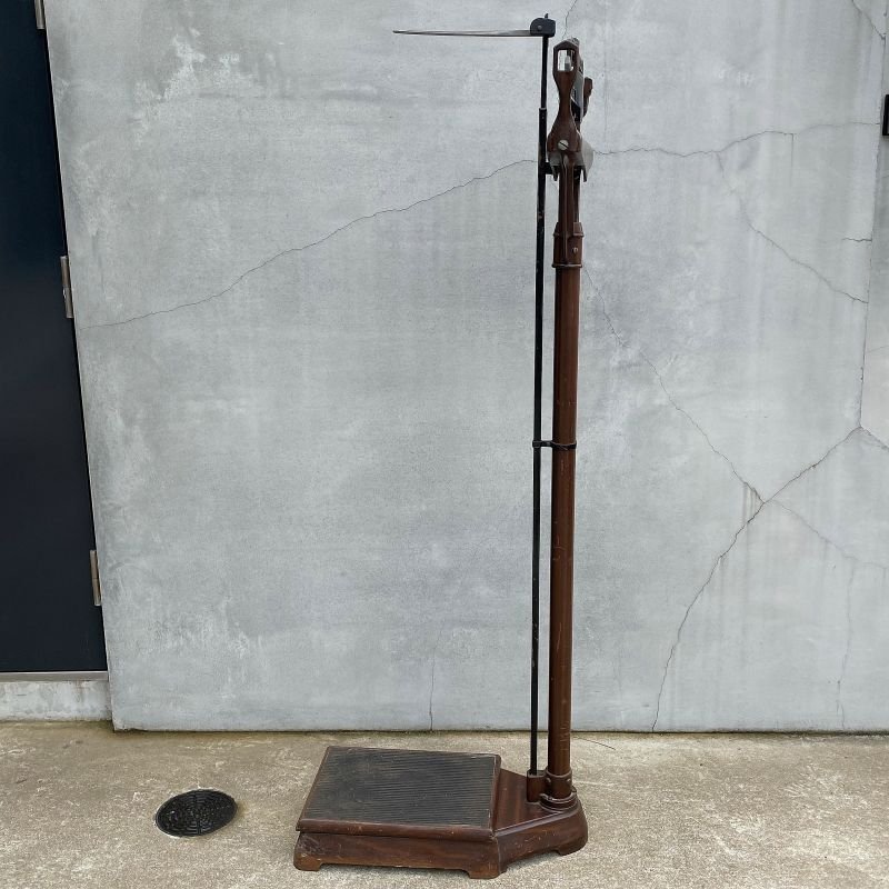 画像4: VINTAGE ANTIQUE JACOBS BROS CO. DETECTO MEDIC SCALE ヴィンテージ アンティーク スケール 体重計 身長測定 / 学校 病院 ディスプレイ インテリア コレクタブル 店舗什器 アメリカ USA