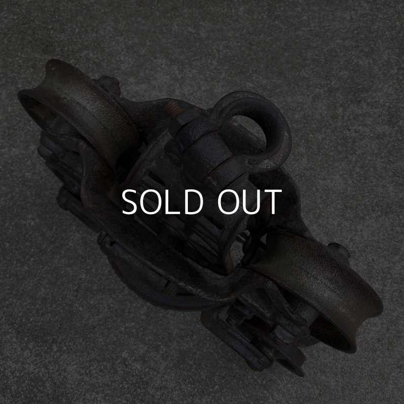 画像5: VINTAGE ANTIQUE F.E.MAYERS&BRO. PULLEY ヴィンテージ アンティーク プーリー 滑車 アメリカ / インダストリアル ガレージ ディスプレイ 店舗 什器 USA