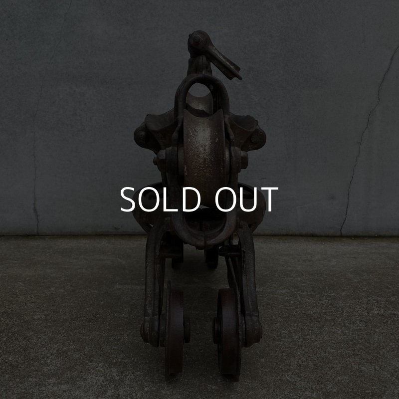 画像3: VINTAGE ANTIQUE F.E.MAYERS&BRO. PULLEY ヴィンテージ アンティーク プーリー 滑車 アメリカ / インダストリアル ガレージ ディスプレイ 店舗 什器 USA