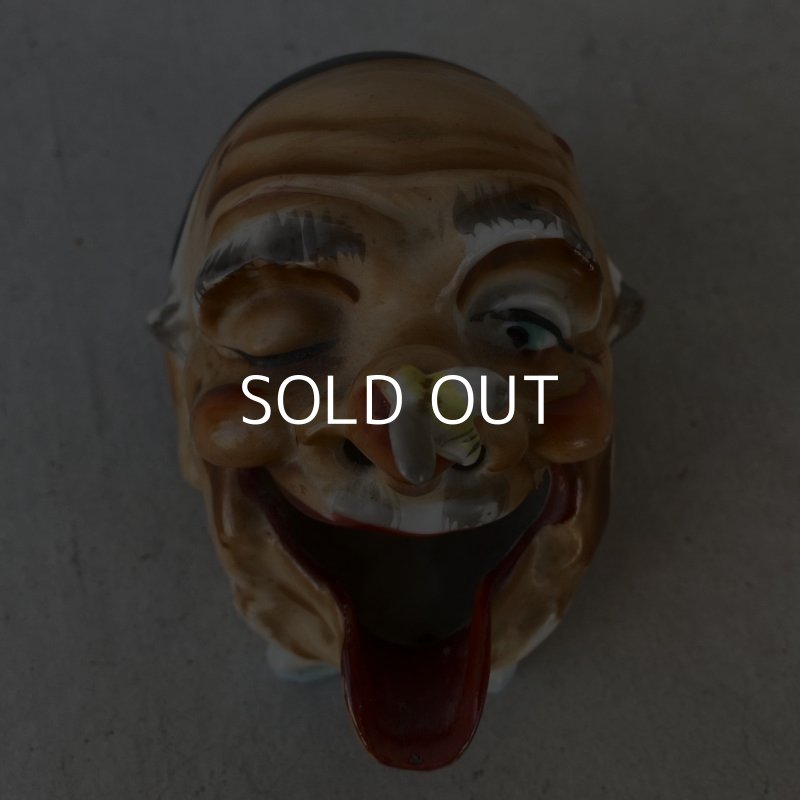 画像6: VINTAGE CERAMIC HOBO ASHTRAY ヴィンテージ セラミック アシュトレイ / JAPAN コレクタブル オブジェ 陶器 灰皿 輸出用 日本製 (7)