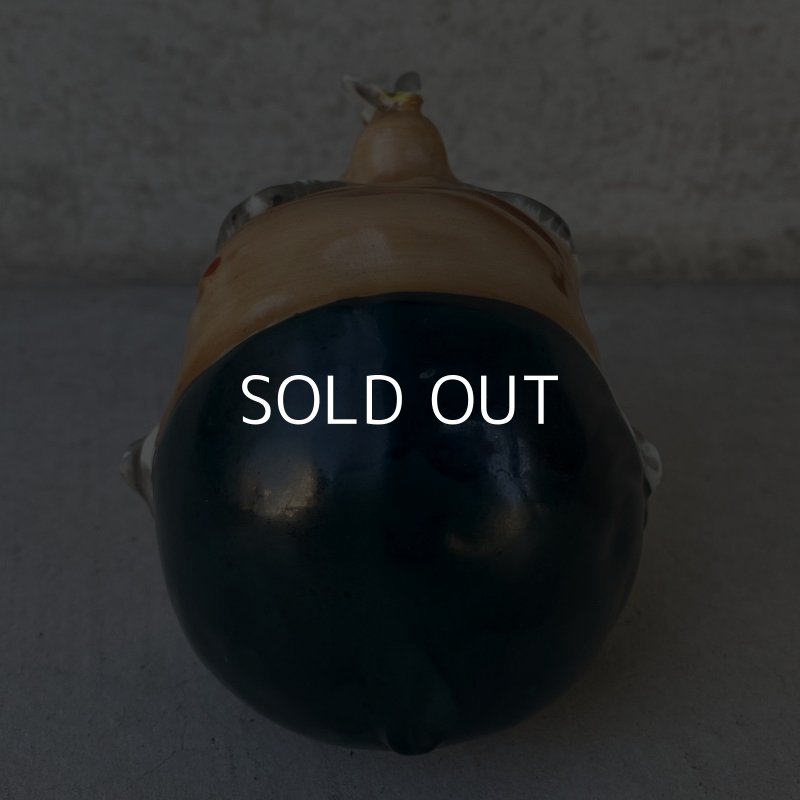 画像3: VINTAGE CERAMIC HOBO ASHTRAY ヴィンテージ セラミック アシュトレイ / JAPAN コレクタブル オブジェ 陶器 灰皿 輸出用 日本製 (7)