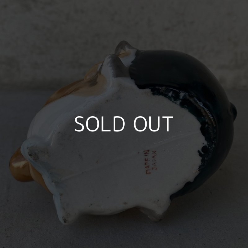 画像7: VINTAGE CERAMIC HOBO ASHTRAY ヴィンテージ セラミック アシュトレイ / JAPAN コレクタブル オブジェ 陶器 灰皿 輸出用 日本製