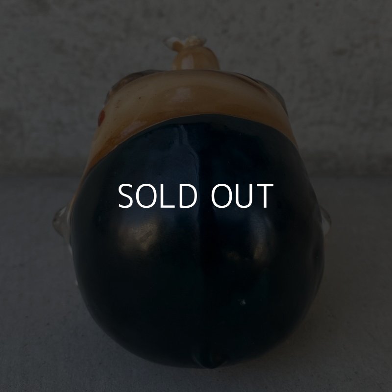 画像3: VINTAGE CERAMIC HOBO ASHTRAY ヴィンテージ セラミック アシュトレイ / JAPAN コレクタブル オブジェ 陶器 灰皿 輸出用 日本製