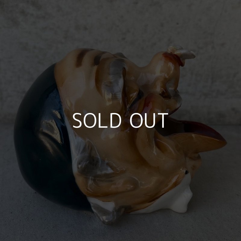 画像4: VINTAGE CERAMIC HOBO ASHTRAY ヴィンテージ セラミック アシュトレイ / JAPAN コレクタブル オブジェ 陶器 灰皿 輸出用 日本製