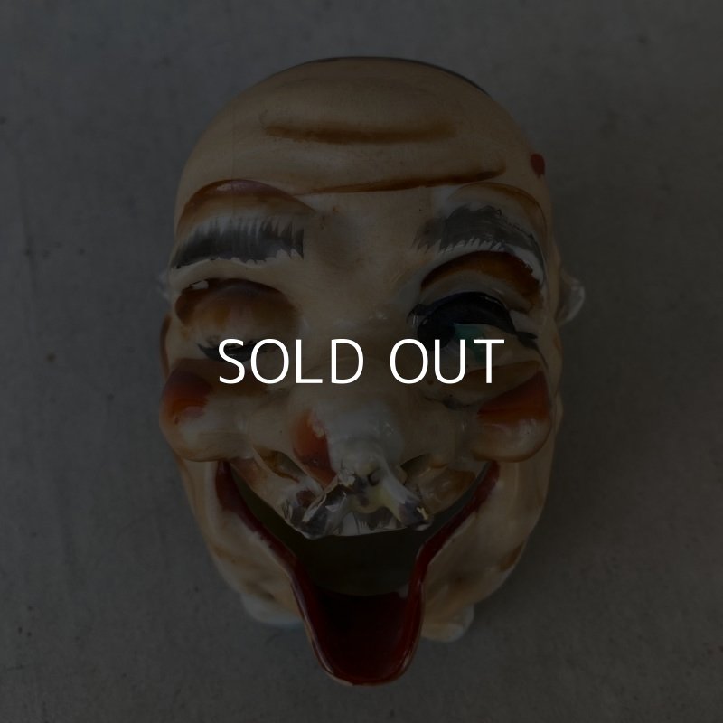 画像6: VINTAGE CERAMIC HOBO ASHTRAY ヴィンテージ セラミック アシュトレイ / JAPAN コレクタブル オブジェ 陶器 灰皿 輸出用 日本製 (1)