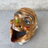 VINTAGE CERAMIC HOBO ASHTRAY ヴィンテージ セラミック アシュトレイ / JAPAN コレクタブル オブジェ 陶器 灰皿 輸出用 日本製 (3)