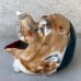 画像5: VINTAGE CERAMIC HOBO ASHTRAY ヴィンテージ セラミック アシュトレイ / JAPAN コレクタブル オブジェ 陶器 灰皿 輸出用 日本製 (2)