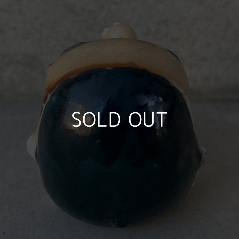 画像3: VINTAGE CERAMIC HOBO ASHTRAY ヴィンテージ セラミック アシュトレイ / JAPAN コレクタブル オブジェ 陶器 灰皿 輸出用 日本製 (1)