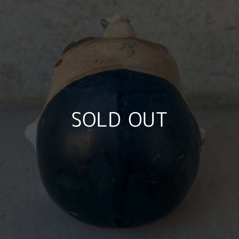 画像3: VINTAGE CERAMIC HOBO ASHTRAY ヴィンテージ セラミック アシュトレイ / JAPAN コレクタブル オブジェ 陶器 灰皿 輸出用 日本製 (4)
