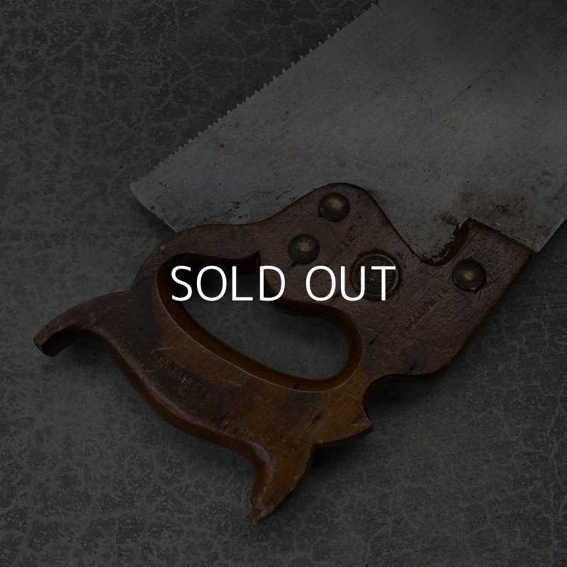 画像3: VINTAGE ANTIQUE HENRY DISSTON & SONS SAW ヴィンテージ アンティーク ノコギリ アメリカ / インダストリアル 鋸 工具 道具 USA