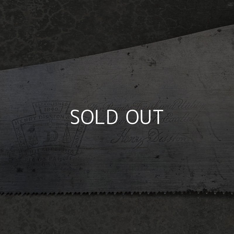 画像6: VINTAGE ANTIQUE HENRY DISSTON & SONS SAW ヴィンテージ アンティーク ノコギリ アメリカ / インダストリアル 鋸 工具 道具 USA