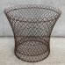 画像2: VINTAGE ANTIQUE WIRE BASKET ヴィンテージ アンティーク ワイヤーバスケット ゴミ箱 アメリカ / インダストリアル ダストボックス 収納 インテリア USA (2)