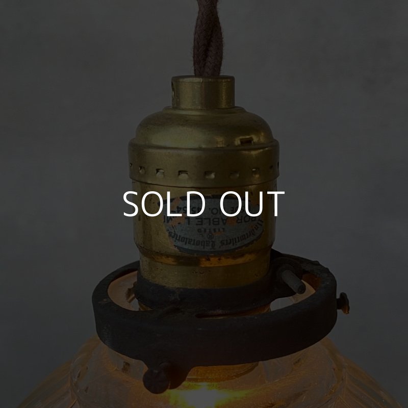 画像5: VINTAGE ANTIQUE ヴィンテージ アンティーク 吊り下げライト アメリカ / シーリングライト ペンダントライト ガラスシェード 天井照明