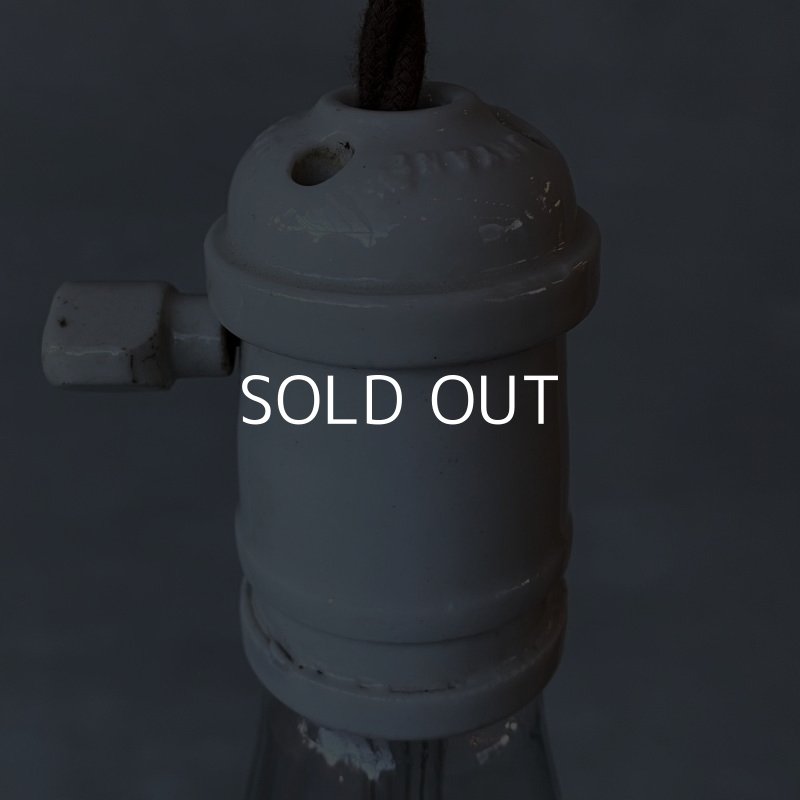 画像4: VINTAGE ANTIQUE LAMP BRYANT PORCELAIN ヴィンテージ アンティーク 吊り下げライト ポーセリン アメリカ / シーリングライト ペンダントライト 天井照明 