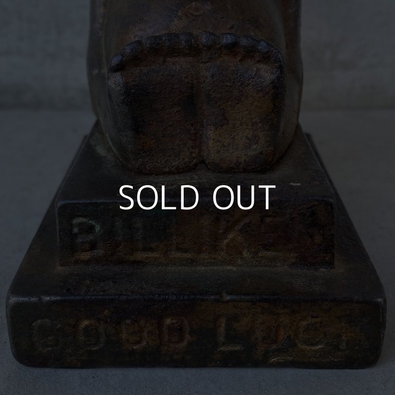 画像6: VINTAGE ANTIQUE BILLIKEN COINBANK ヴィンテージ アンティーク ビリケン コインバンク 貯金箱 アメリカ / コレクタブル オブジェ キャストアイアン 置物 鋳物 USA