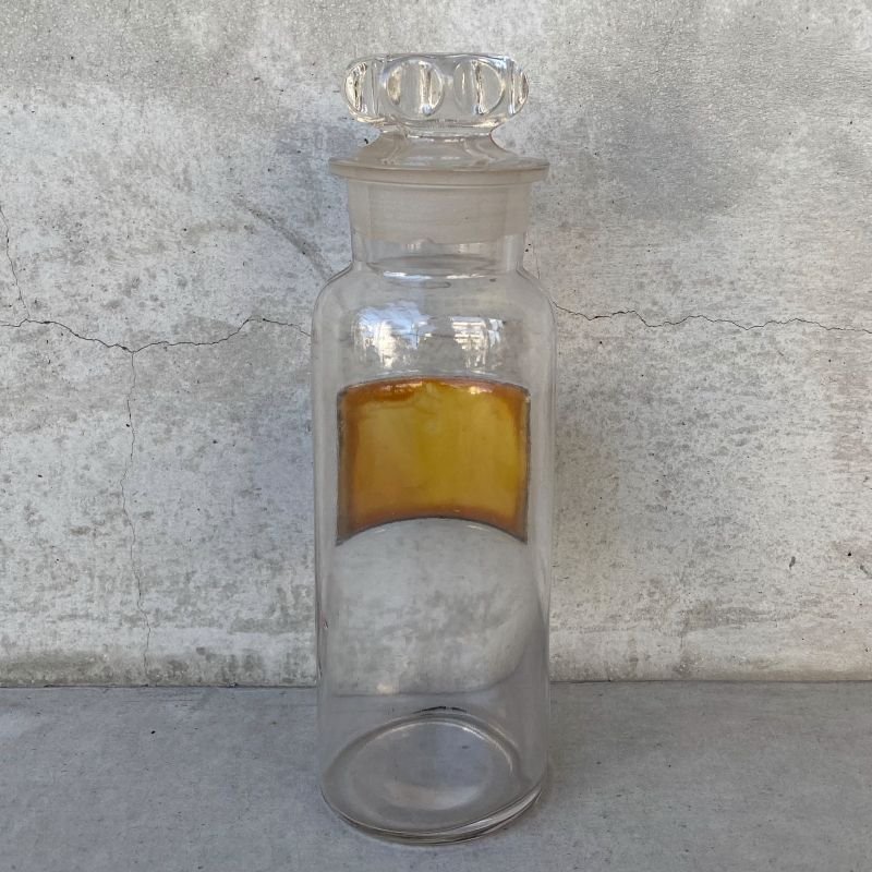 画像2: VINTAGE ANTIQUE PV.CANTHAR. DRUG BOTTLE MEDICINE BOTTLE ヴィンテージ アンティーク ドラックボトル メディスンボトル 薬瓶 アメリカ / ドラッグジャー ガラス ディスプレイ USA