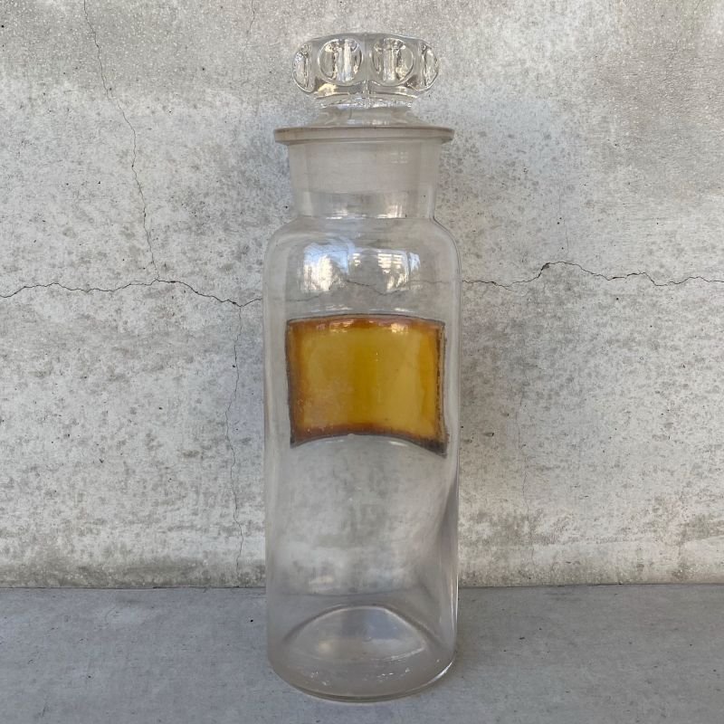 画像2: VINTAGE ANTIQUE PV.PIMENTA DRUG BOTTLE MEDICINE BOTTLE ヴィンテージ アンティーク ドラックボトル メディスンボトル 薬瓶 アメリカ / ドラッグジャー ガラス ディスプレイ USA