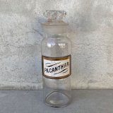 VINTAGE ANTIQUE PV.CANTHAR. DRUG BOTTLE MEDICINE BOTTLE ヴィンテージ アンティーク ドラックボトル メディスンボトル 薬瓶 アメリカ / ドラッグジャー ガラス ディスプレイ USA