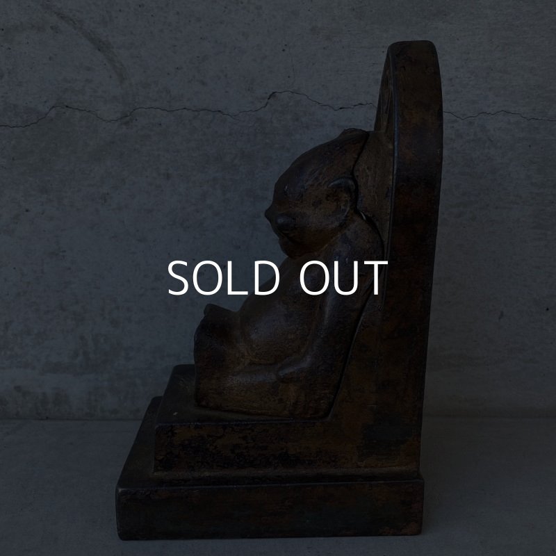 画像4: VINTAGE ANTIQUE BILLIKEN COINBANK ヴィンテージ アンティーク ビリケン コインバンク 貯金箱 アメリカ / コレクタブル オブジェ キャストアイアン 置物 鋳物 USA