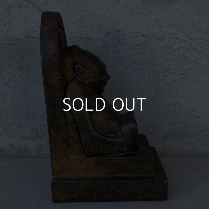 画像3: VINTAGE ANTIQUE BILLIKEN COINBANK ヴィンテージ アンティーク ビリケン コインバンク 貯金箱 アメリカ / コレクタブル オブジェ キャストアイアン 置物 鋳物 USA