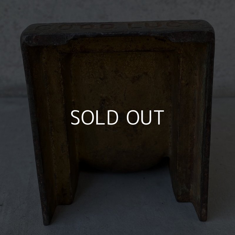 画像7: VINTAGE ANTIQUE BILLIKEN COINBANK ヴィンテージ アンティーク ビリケン コインバンク 貯金箱 アメリカ / コレクタブル オブジェ キャストアイアン 置物 鋳物 USA