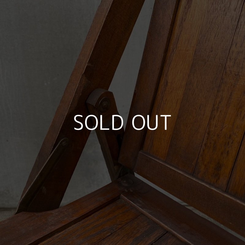 画像7: VINTAGE ANTIQUE FOLDING CHAIR WOOD KIDS ヴィンテージ アンティーク フォールディングチェア 折り畳み椅子 アメリカ / インダストリアル ウッド キッズ 子供用 木製 家具 店舗 什器 USA