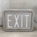 画像1: VINTAGE ANTIQUE EXIT SIGN LAMP ヴィンテージ アンティーク サインランプ アメリカ / インダストリアル ライト 出口 非常口 電飾看板 誘導サイン 店舗什器 USA (1)