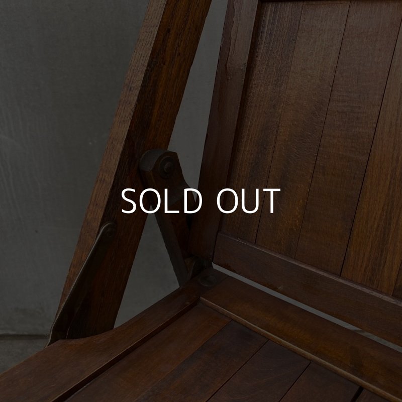 画像7: VINTAGE ANTIQUE FOLDING CHAIR WOOD KIDS ヴィンテージ アンティーク フォールディングチェア 折り畳み椅子 アメリカ / インダストリアル ウッド キッズ 子供用 木製 家具 店舗 什器 USA