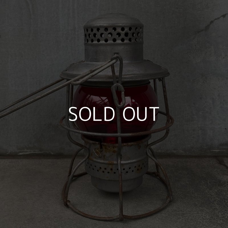 画像4: VINTAGE ANTIQUE ADLAKE KERO RAILROAD LANTERN ヴィンテージ アンティーク アドレイク レイルロード ランタン オイルランプ アメリカ / キャンプ アウトドア 赤ホヤ