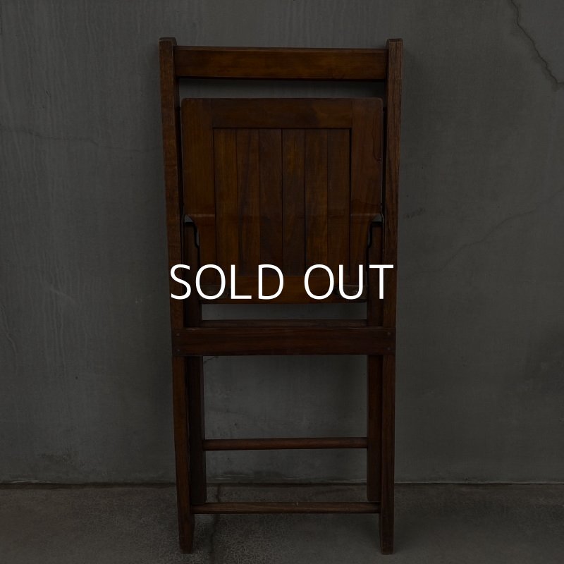 画像9: VINTAGE ANTIQUE FOLDING CHAIR WOOD KIDS ヴィンテージ アンティーク フォールディングチェア 折り畳み椅子 アメリカ / インダストリアル ウッド キッズ 子供用 木製 家具 店舗 什器 USA