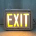 画像10: VINTAGE ANTIQUE EXIT SIGN LAMP ヴィンテージ アンティーク サインランプ アメリカ / インダストリアル ライト 出口 非常口 電飾看板 誘導サイン 店舗什器 USA