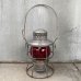 画像1: VINTAGE ANTIQUE ADLAKE KERO RAILROAD LANTERN ヴィンテージ アンティーク アドレイク レイルロード ランタン オイルランプ アメリカ / キャンプ アウトドア 赤ホヤ (1)