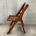 画像4: VINTAGE ANTIQUE FOLDING CHAIR WOOD KIDS ヴィンテージ アンティーク フォールディングチェア 折り畳み椅子 アメリカ / インダストリアル ウッド キッズ 子供用 木製 家具 店舗 什器 USA