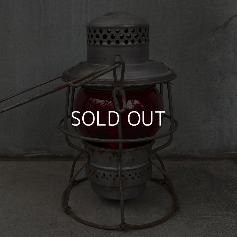 画像3: VINTAGE ANTIQUE ADLAKE KERO RAILROAD LANTERN ヴィンテージ アンティーク アドレイク レイルロード ランタン オイルランプ アメリカ / キャンプ アウトドア 赤ホヤ