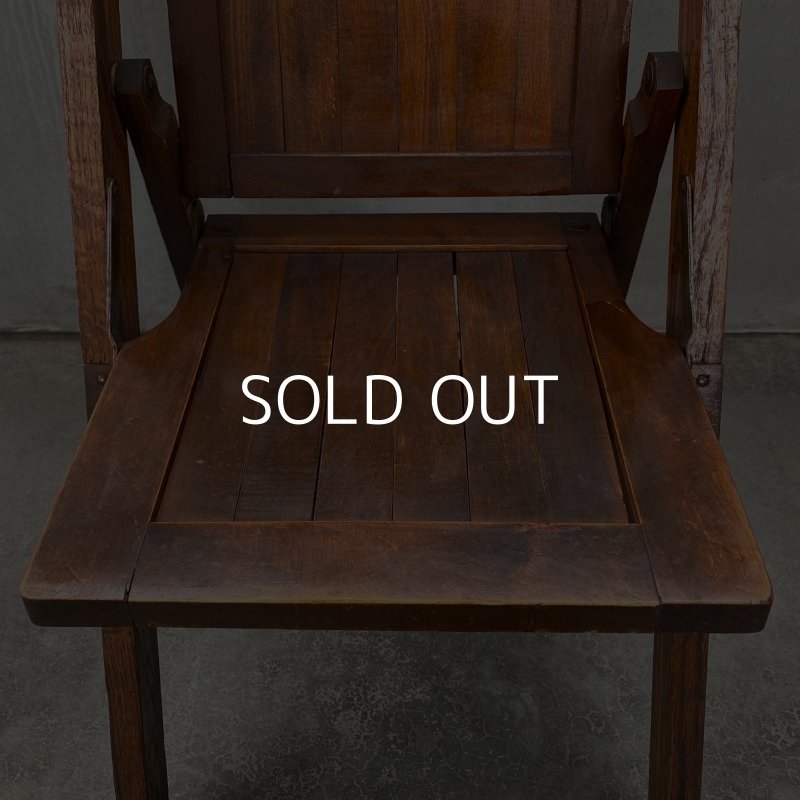 画像6: VINTAGE ANTIQUE FOLDING CHAIR WOOD KIDS ヴィンテージ アンティーク フォールディングチェア 折り畳み椅子 アメリカ / インダストリアル ウッド キッズ 子供用 木製 家具 店舗 什器 USA