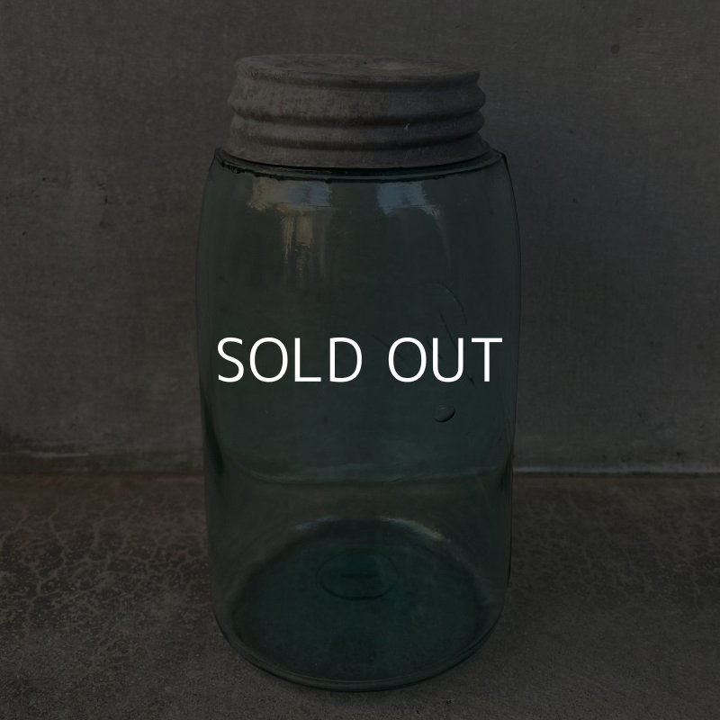 画像2: VINTAGE ANTIQUE BALL MASON JAR ヴィンテージ アンティーク ボール メイソンジャー ガラス瓶 アメリカ / 小物入れ 店舗什器 (3)