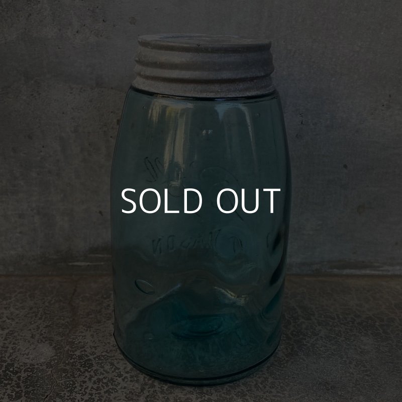 画像2: VINTAGE ANTIQUE BALL MASON JAR ヴィンテージ アンティーク ボール メイソンジャー ガラス瓶 アメリカ / 小物入れ 店舗什器 (1)