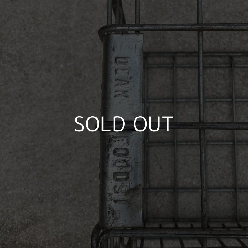 画像8: VINTAGE ANTIQUE ヴィンテージ アンティーク バスケット カゴ / アメリカ インダストリアル ガレージ キャンプ ワイヤー フード 運搬用 鉄 収納 什器 USA 