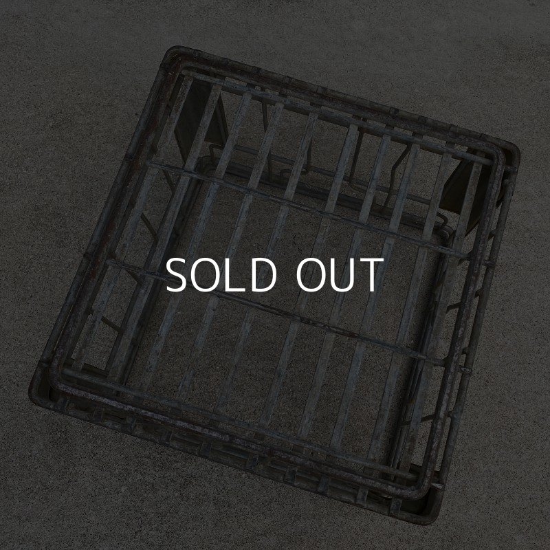 画像7: VINTAGE ANTIQUE ヴィンテージ アンティーク バスケット カゴ / アメリカ インダストリアル ガレージ キャンプ ワイヤー 運搬用 鉄 収納 什器 USA