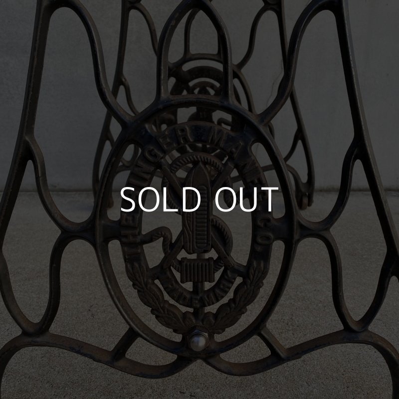 画像9: VINTAGE ANTIQUE SINGER ヴィンテージ アンティーク シンガー ミシン足テーブル アメリカ / 足踏みミシン テーブル 家具  店舗 什器