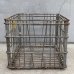 画像3: VINTAGE ANTIQUE ヴィンテージ アンティーク バスケット カゴ / アメリカ インダストリアル ガレージ キャンプ ワイヤー ミルク 運搬用 鉄 収納 什器 USA 