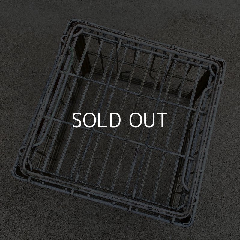 画像7: VINTAGE ANTIQUE ヴィンテージ アンティーク バスケット カゴ / アメリカ インダストリアル ガレージ キャンプ ワイヤー ファーム 運搬用 鉄 収納 什器 USA 